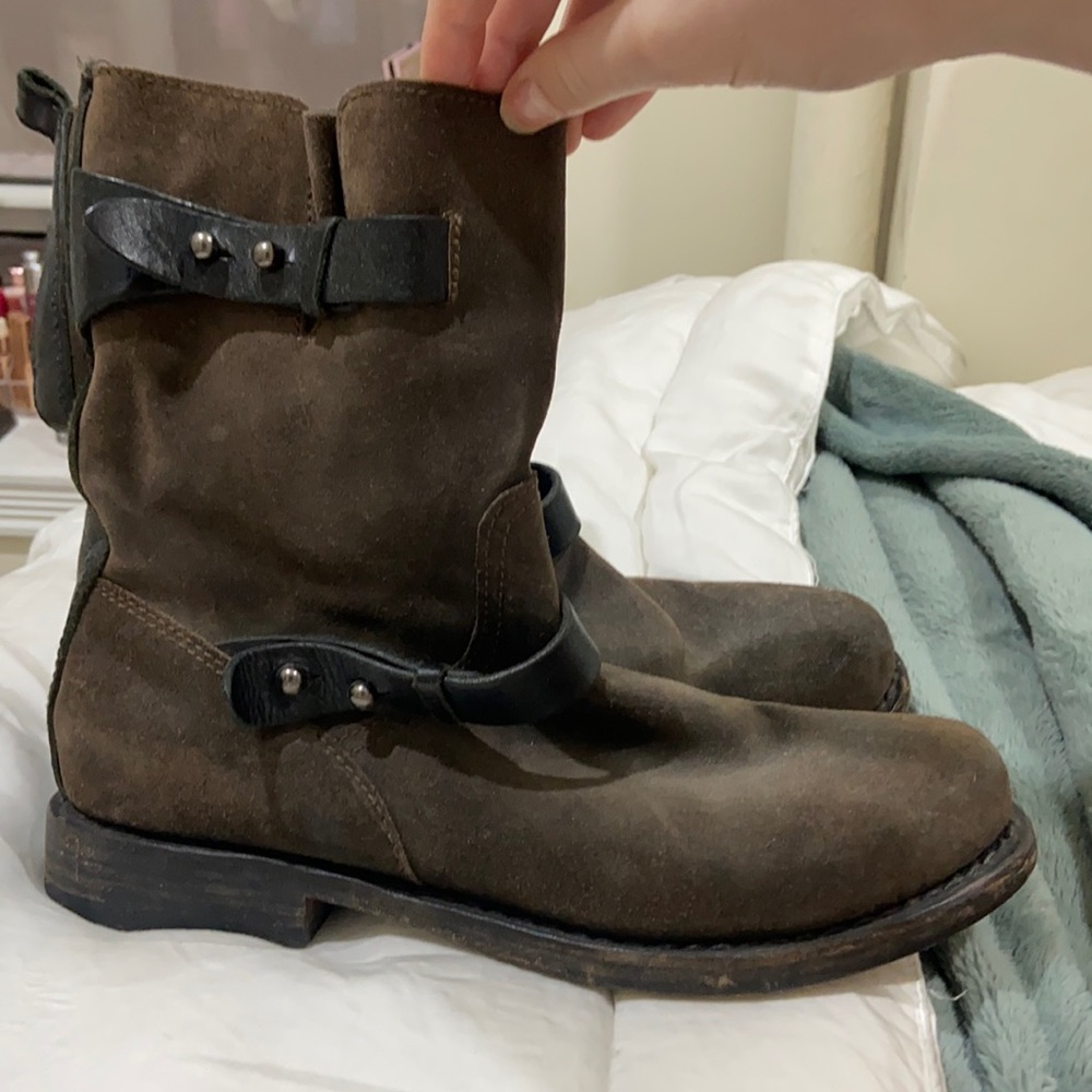 Rag and Bone biker boots